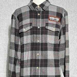Born Free Loser Machine Long Sleeved Flannel Shirt